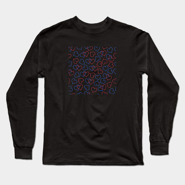 Colored hearts. Long Sleeve T-Shirt by Design images